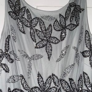 Adrianna Papell beaded/sequin midi dress